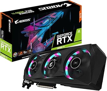 グラフィックボード GIGABYTE RTX3060Ti AORUS Gigabyte Placa gráfica AORUS GeForce RTX 3060 Elite 12G, 3